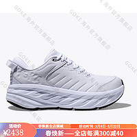 HOKA ONE ONE男鞋运动鞋Bondi SR公路跑鞋缓冲防水皮革1110520 WHITE/WHITE 7.5