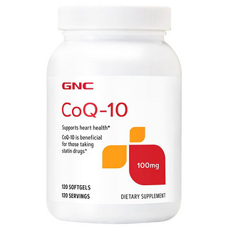 GNC 健安喜 辅酶q10软胶囊 100mg*120粒