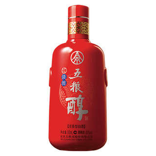 WULIANGYE 五粮液 五粮醇红 淡雅铁盒 浓香型白酒 50度 500mL 2瓶