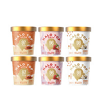 88VIP：HALO TOP 北极光环 HALOTOP/北极光环轻卡鲜牛乳冰淇淋杯装多口味组合6杯