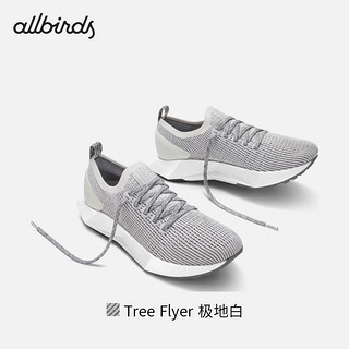 Allbirds 【好货】【44.5码】男子桉树跑鞋绿科技轻量跑鞋 Tree Flyer 极地白 44.5 男码（偏大）