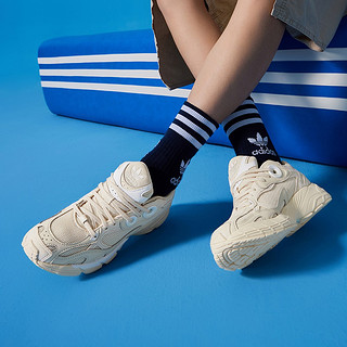 adidas 阿迪达斯 三叶草ASTIR W女子经典运动复古老爹鞋IG8807 白/藏青蓝/棕褐色 36.5(225mm)