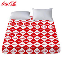 可口可乐 床笠单件亲肤双人被单床垫保护套水洗棉0.9/1.2米可裸睡床罩