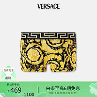 VERSACE 范思哲 男装金色印花回纹镶边平角内裤 4  礼物