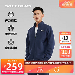 SKECHERS 斯凯奇 男空气棉外套运动防风户外跑步骑行P423M097 02MZ XL