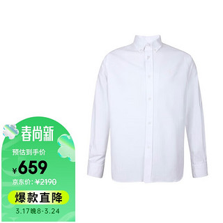 KENZO 凯卓 男士长袖衬衫 FB55CH4001LD01 白色 40