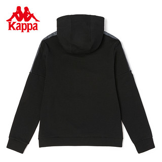 Kappa 卡帕 outlets官方店卫衣背靠背套头帽衫男运动休闲长袖外套