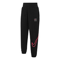 NIKE 耐克 龙年限定 女子 PANTS 运动 休闲收口长裤 FZ6558-010/黑色 XL