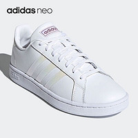 adidas 阿迪达斯 NEO运动鞋女鞋复古时尚板鞋耐磨轻便透气休闲鞋FZ4261