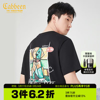 卡宾男装 索罗那凉感T恤2024夏新款珐琅小狗印花短袖上衣情侣装A