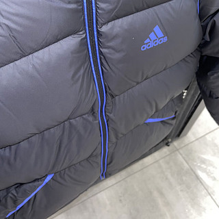 阿迪达斯 （adidas）羽绒服男装女装冬季鸭绒保暖运动服立领防风休闲外套 H20750 2XL