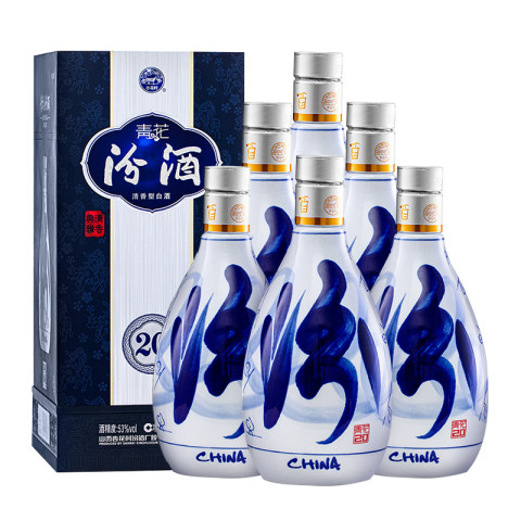 【新品・未開封】青花汾酒　500ml Amazon.co.jp: 青花汾酒 (ふんしゅ) 30年陳醸 53度 500ml : 食品
