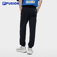 FILA 斐乐 FUSION斐乐潮牌男士针织长裤2024夏季新款卫裤休闲运动裤子