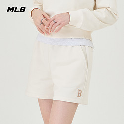 MLB 官方 女款时尚基础舒适运动短裤百搭休闲24春季新款SPB01