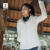 DECATHLON 迪卡侬 官方旗舰店女士轻薄羽绒服女短款薄款时尚外套新款鸭绒FOR2