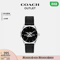 COACH 蔻驰 奥莱女士RUBY腕表，32MM 黑色