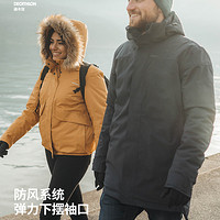 DECATHLON 迪卡侬 保暖棉服男新款派克棉衣飞行员军版大衣冬季户外防寒服ODT3