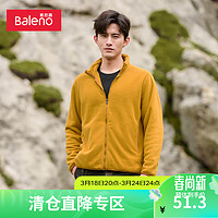 Baleno 班尼路 秋冬男士夹克简约保暖立领拉链保暖摇粒绒夹克外套男 0Y23 L