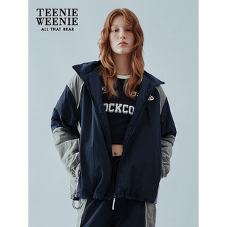 Teenie Weenie小熊秋冬宽松休闲飞行夹克服外套三防面料 藏青色 175/XL