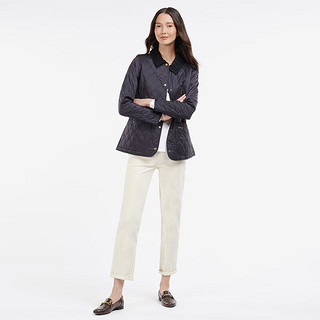 Barbour Annandale女士四季经典保暖菱格修身绗缝夹克 深蓝色 8