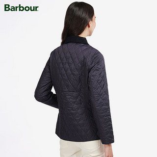 Barbour Annandale女士四季经典保暖菱格修身绗缝夹克 深蓝色 14