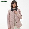 Barbour Annandale女士四季经典保暖菱格修身绗缝夹克 粉色 12