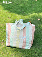 LittleDayz BoutiQue LittleDayz原创大容量编织尼龙袋折叠包环保防水单肩购物收纳拎袋