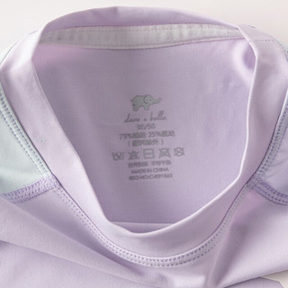 戴维贝拉女童速干衣儿童训练服长袖T恤2024春装运动装瑜伽服 120cm
