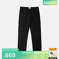 添柏岚（Timberland）男裤长裤卡其裤24春夏休闲商务直筒|A6FW1 A6FW1001/黑色 40