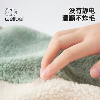 威尔贝鲁（WELLBER）婴儿哈衣款宝宝保暖连身衣包屁衣儿童外出加厚爬爬服周岁 小狮子 73/44