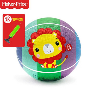 Fisher-Price 儿童玩具篮球 婴儿拍拍球  大篮球-彩虹狮子(直径17厘米)