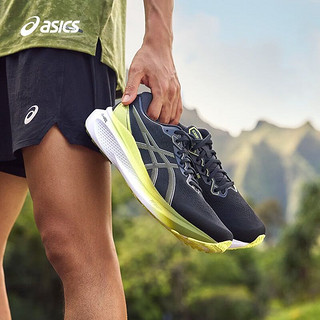 ASICS 亚瑟士 跑步鞋男鞋稳定运动鞋透气耐磨宽楦跑鞋 GEL-KAYANO 30 (4E) 黑色/黄色 39.5