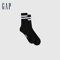 Gap 盖璞 男装秋LOGO条纹针织中筒袜透气吸汗及踝袜837328