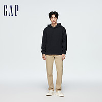 Gap 盖璞 男女装春季2024新款时尚华夫格连帽卫衣运动百搭情侣装889273