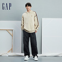 Gap 盖璞 男装春秋LOGO宽松舒适潮流运动风连帽衫高级休闲卫衣837443