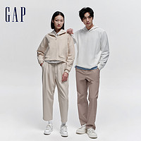 Gap 盖璞 男女装春季2024新款潮流华夫格连帽卫衣百搭时尚情侣装889273