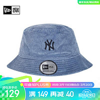 NEW ERA纽亦华帽子男女MLB系列灯芯绒宽檐潮遮阳渔夫帽盆帽12589911 12589911 SM(57cm)