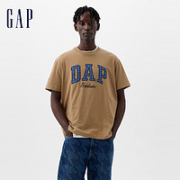 Gap 盖璞 男女装2024春季新款logo圆领短袖T恤891359