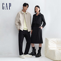 Gap 盖璞 男装春秋高级商务斜纹布休闲裤直筒裤时尚休闲舒适长裤840885