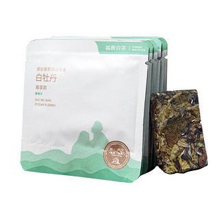 崂茗（laoming）福鼎白牡丹小方片高山白茶紧压便携独立袋装250g茶叶 白牡丹250g