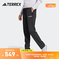 adidas 阿迪达斯 户外运动长裤女装新款阿迪达斯官方TERREX HN2951 黑色 XS