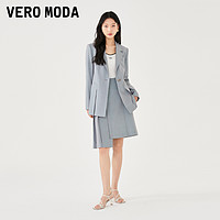 VERO MODA 西装外套套装2023早春新款直筒翻领长袖简约通勤优雅女