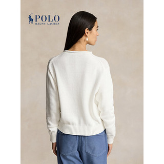Polo Ralph Lauren 拉夫劳伦 女装 24年夏宽松版Polo Bear针织衫RL25533 100-白色 XXL