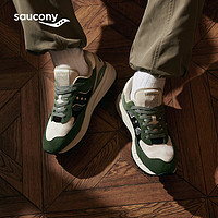 saucony 索康尼 SHADOW 6000RE男女运动休闲鞋复古运动鞋绿米黑 42.5