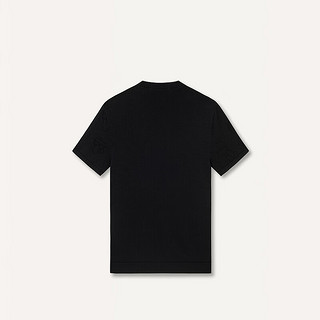 Karl Lagerfeld卡尔拉格斐2024春夏款黑色短袖T恤老佛爷241N2014 黑色 54