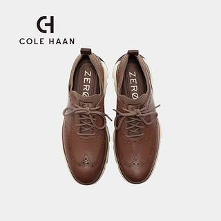 colehaan/歌涵 男鞋牛津鞋 24年春季布洛克雕花休闲皮鞋男C38898 深褐色-C38898 43