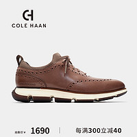 colehaan/歌涵 男鞋牛津鞋 24年春季布洛克雕花休闲皮鞋男C38898 深褐色-C38898 43