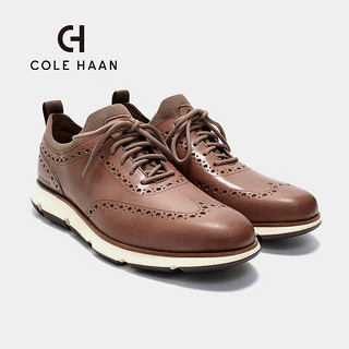 colehaan/歌涵 男鞋牛津鞋 24年春季布洛克雕花休闲皮鞋男C38898 深褐色-C38898 43