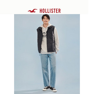 HOLLISTER经典人造绵羊毛皮内衬保暖工装夹克马甲背心男 355984-1 