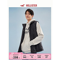 HOLLISTER经典人造绵羊毛皮内衬保暖工装夹克马甲背心男 355984-1 黑色 XL (180/116A)